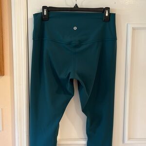 NWOT Lululemon Athletica Deep Teal Leggings